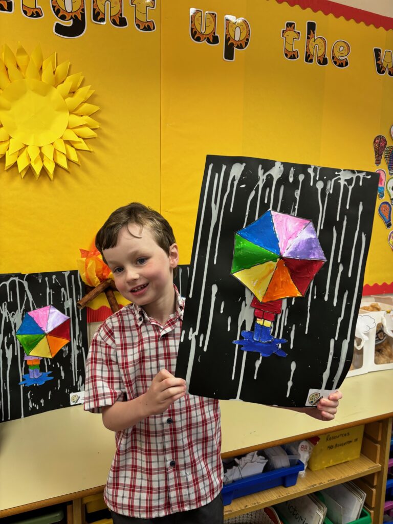 Rainbows and singing in the rain&#8230;, Copthill School