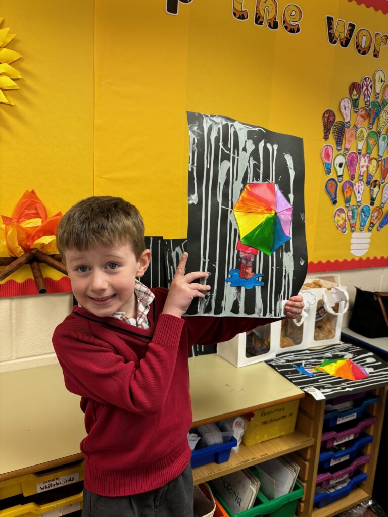 Rainbows and singing in the rain&#8230;, Copthill School