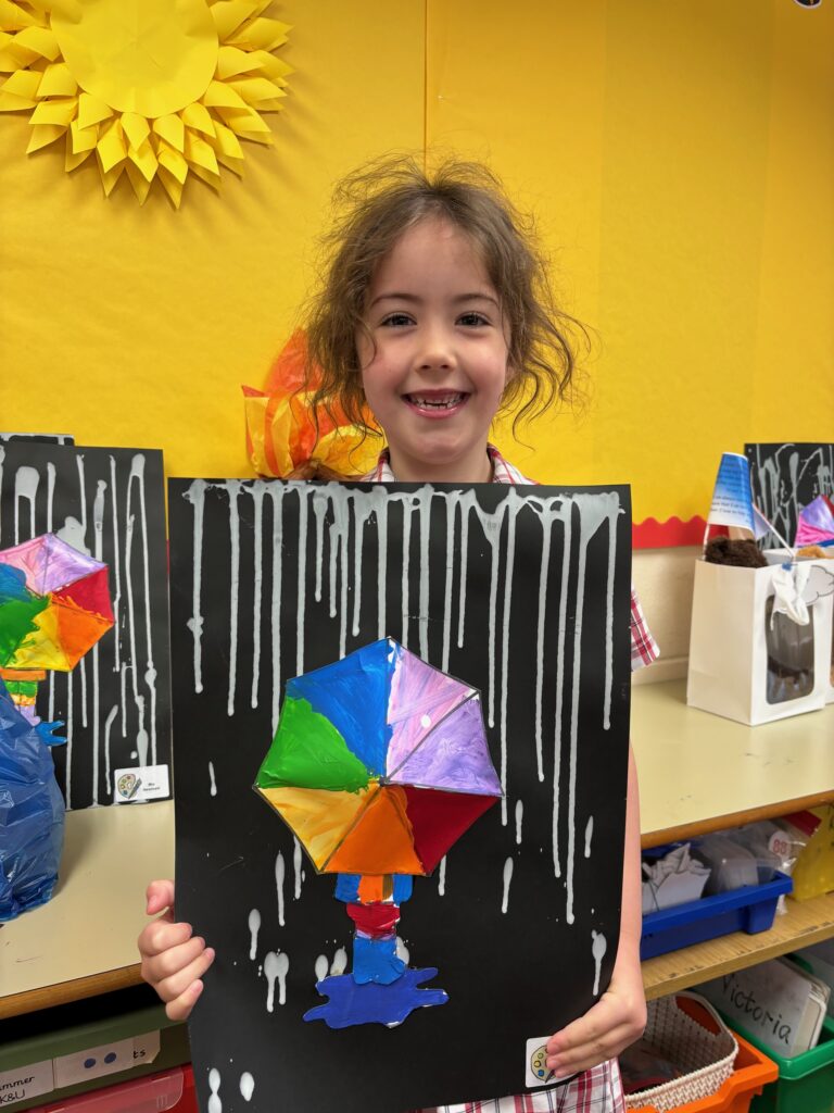 Rainbows and singing in the rain&#8230;, Copthill School