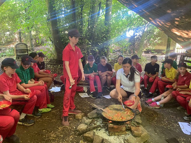 Y6 Paella-making, Copthill School