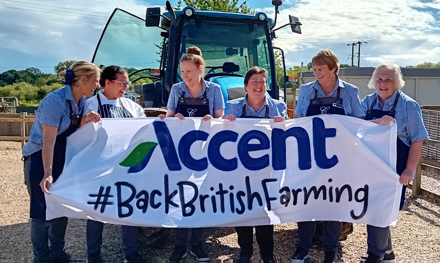 On the farm, Copthill School