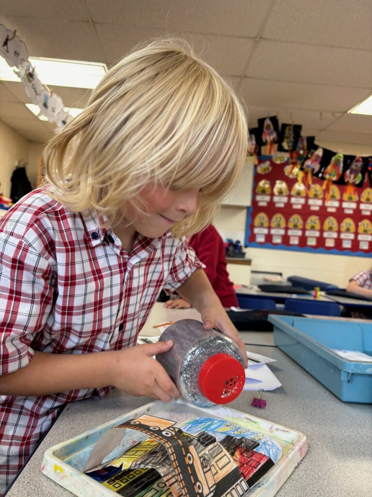 3D City landscapes&#8230;and a sprinkle of glitter!, Copthill School