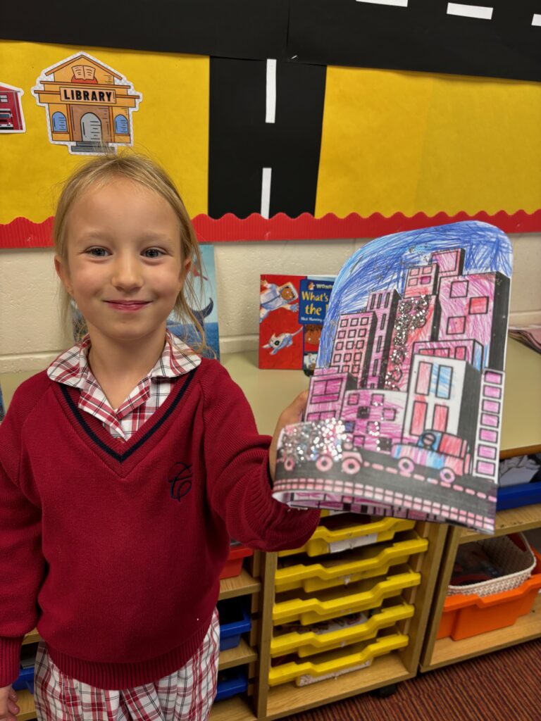 3D City landscapes&#8230;and a sprinkle of glitter!, Copthill School