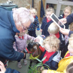 Furry and not-so-furry V.I.Ps come to Pre-School, Copthill School