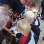 Furry and not-so-furry V.I.Ps come to Pre-School, Copthill School