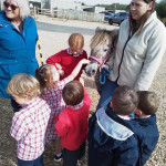 Furry and not-so-furry V.I.Ps come to Pre-School, Copthill School