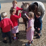 Furry and not-so-furry V.I.Ps come to Pre-School, Copthill School