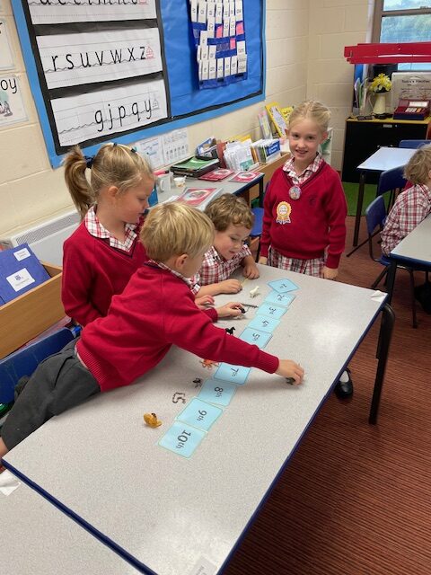 Ordinal numbers in maths and the start of our Rhino art work!, Copthill School