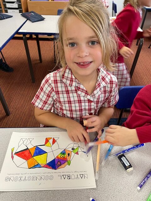 Ordinal numbers in maths and the start of our Rhino art work!, Copthill School