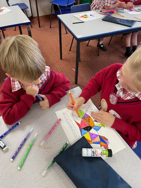 Ordinal numbers in maths and the start of our Rhino art work!, Copthill School