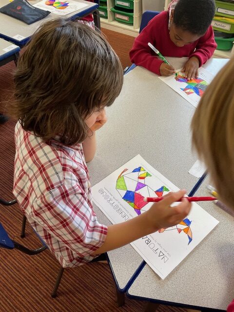 Ordinal numbers in maths and the start of our Rhino art work!, Copthill School