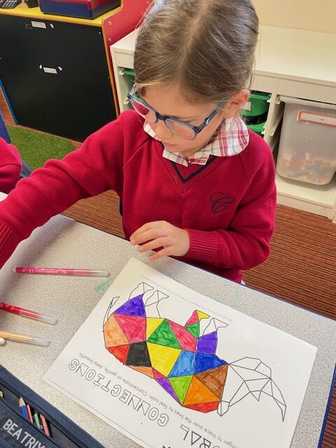 Ordinal numbers in maths and the start of our Rhino art work!, Copthill School