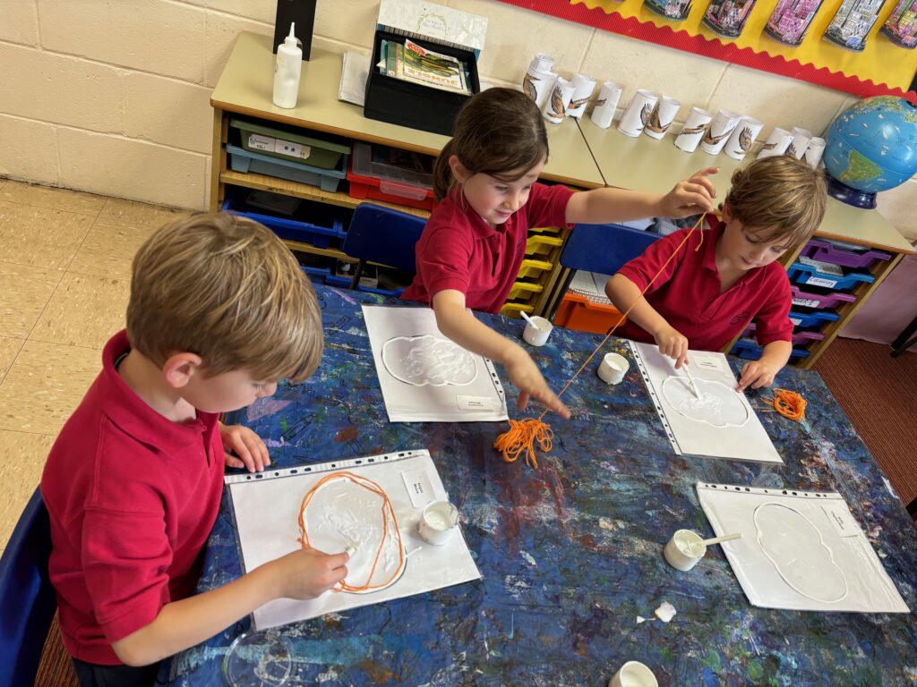 Crazy string pumpkins&#8230;, Copthill School