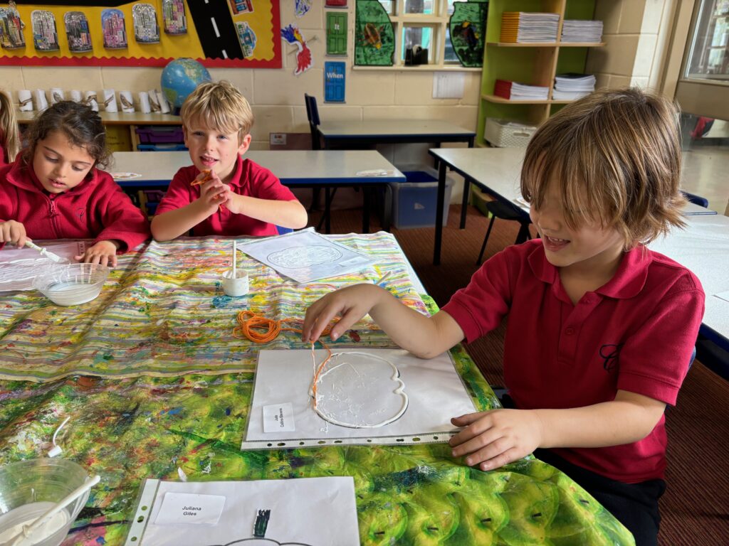 Crazy string pumpkins&#8230;, Copthill School