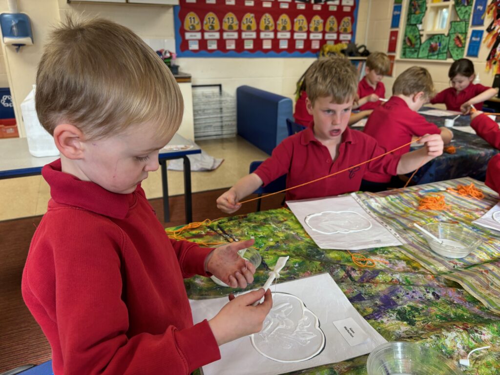 Crazy string pumpkins&#8230;, Copthill School