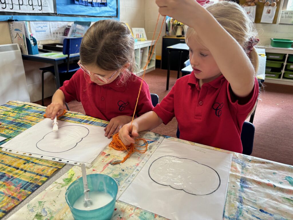 Crazy string pumpkins&#8230;, Copthill School