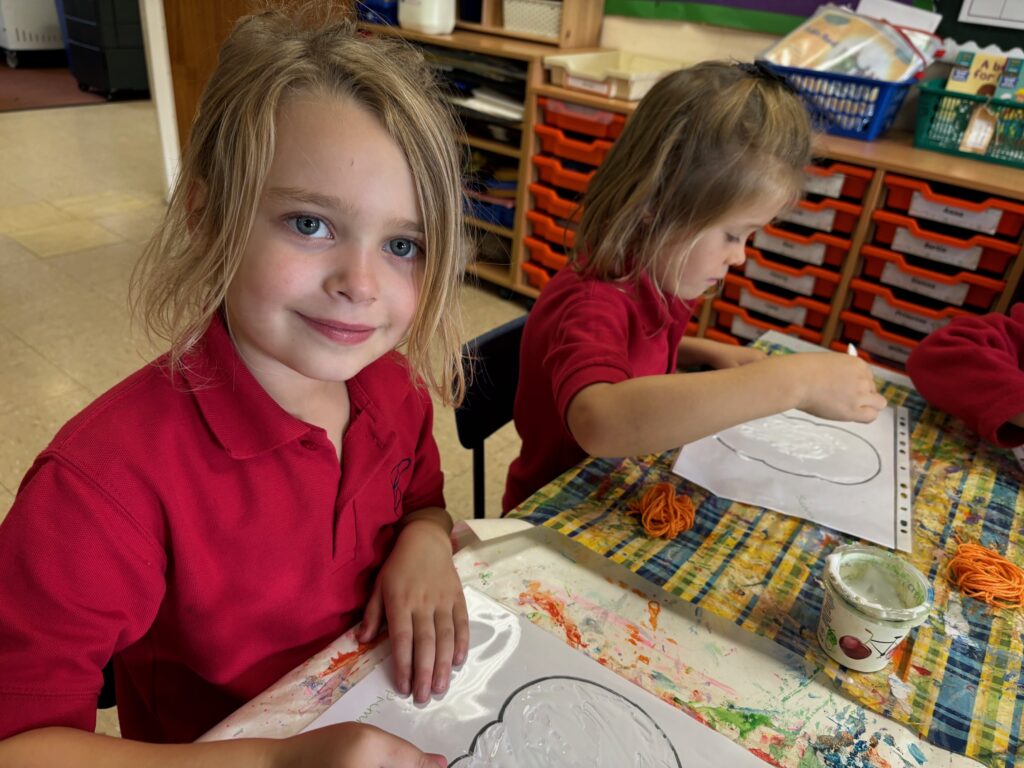 Crazy string pumpkins&#8230;, Copthill School