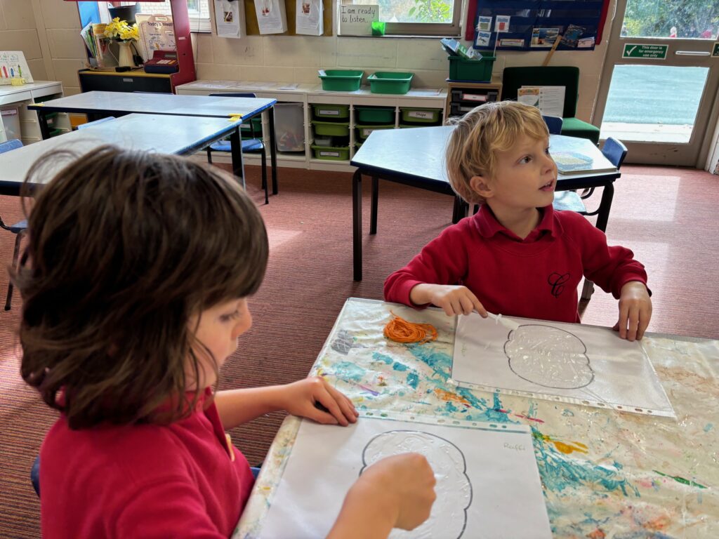 Crazy string pumpkins&#8230;, Copthill School