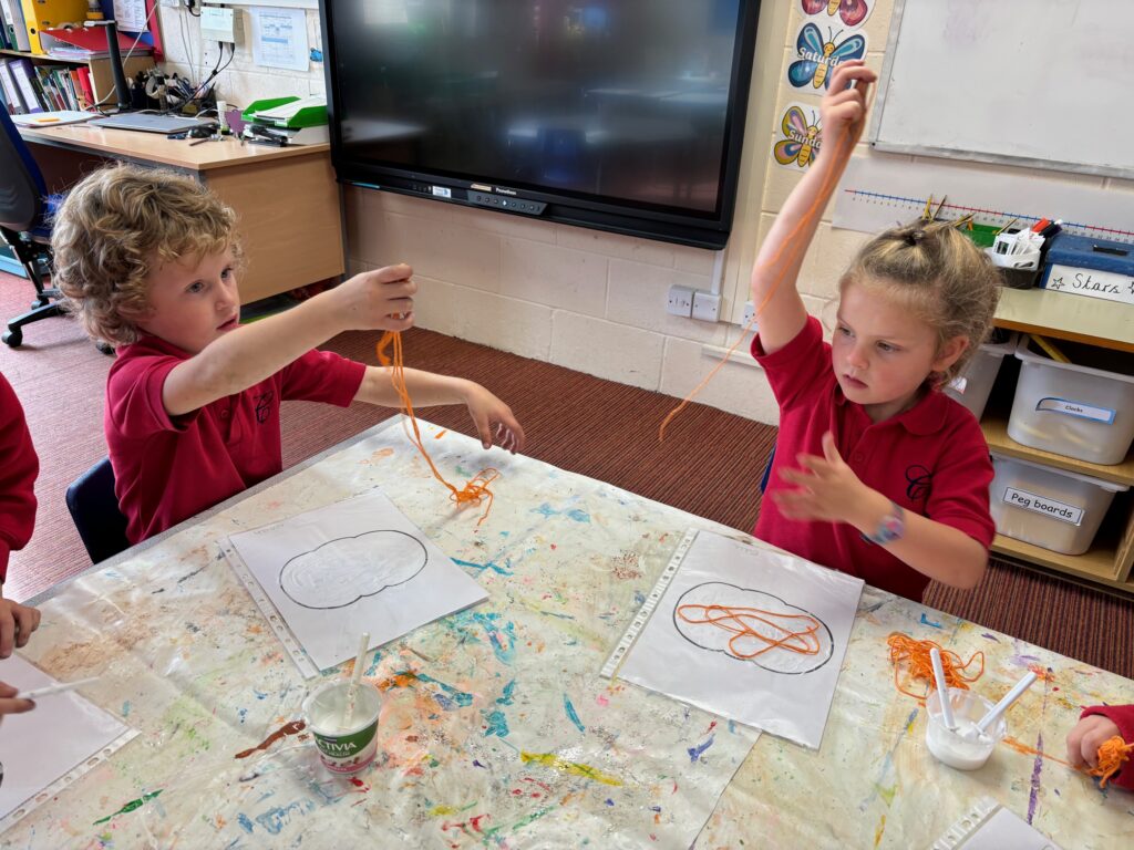 Crazy string pumpkins&#8230;, Copthill School