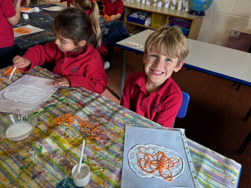 Crazy string pumpkins&#8230;, Copthill School