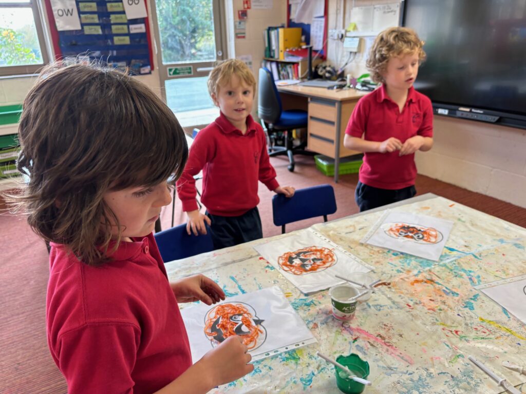 Crazy string pumpkins&#8230;, Copthill School