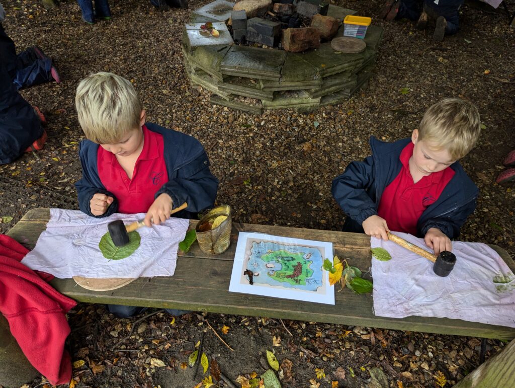 Treasure maps to treasure!, Copthill School