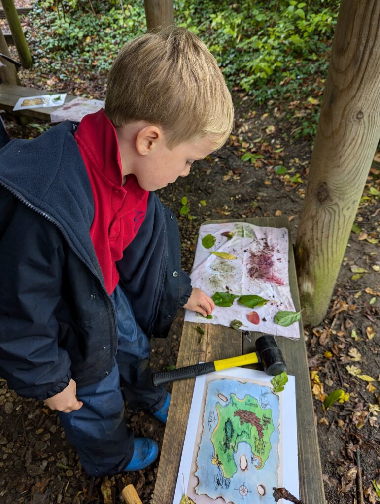 Treasure maps to treasure!, Copthill School