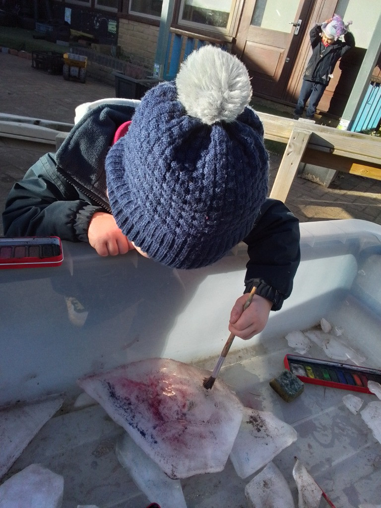 Ice Ice Painting!, Copthill School