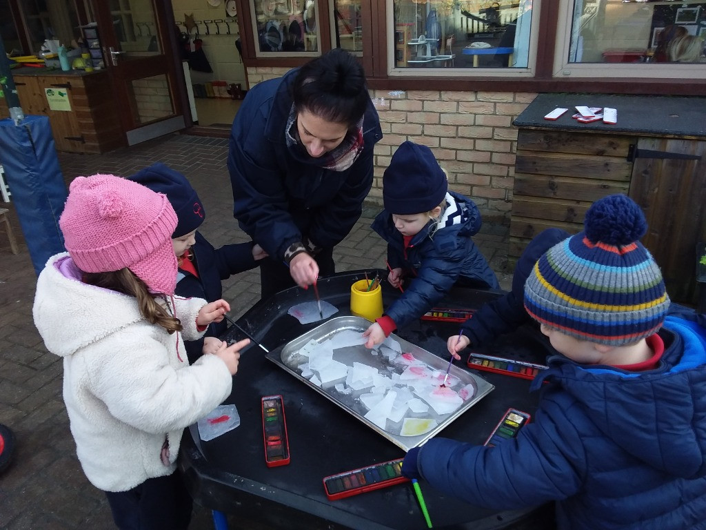 Ice Ice Painting!, Copthill School