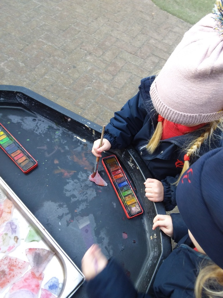 Ice Ice Painting!, Copthill School