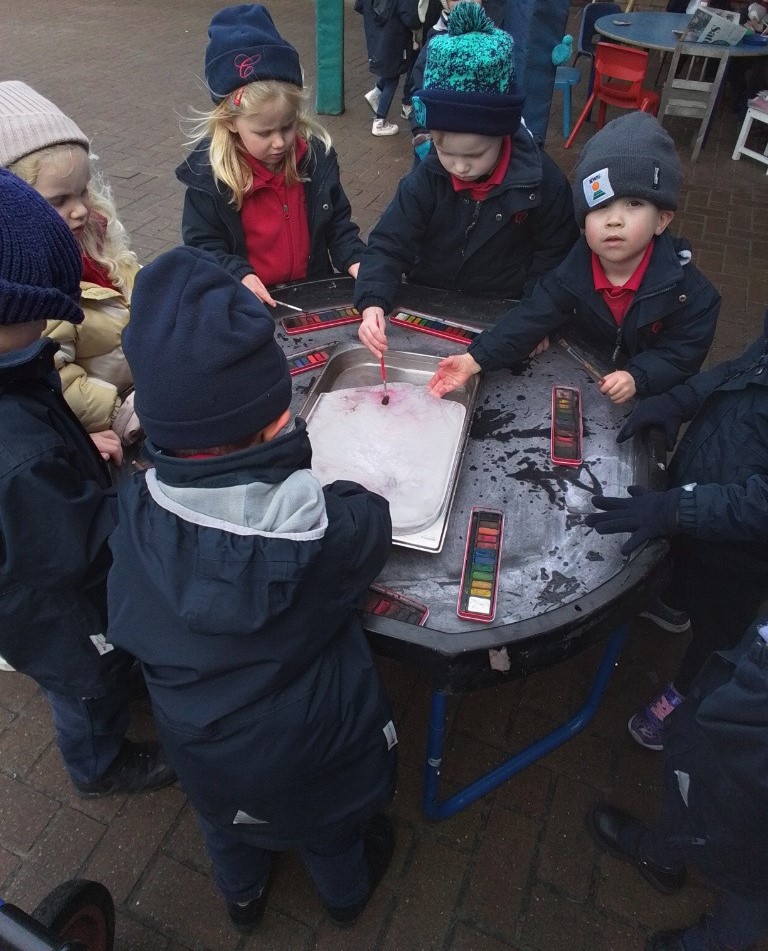 Ice Ice Painting!, Copthill School