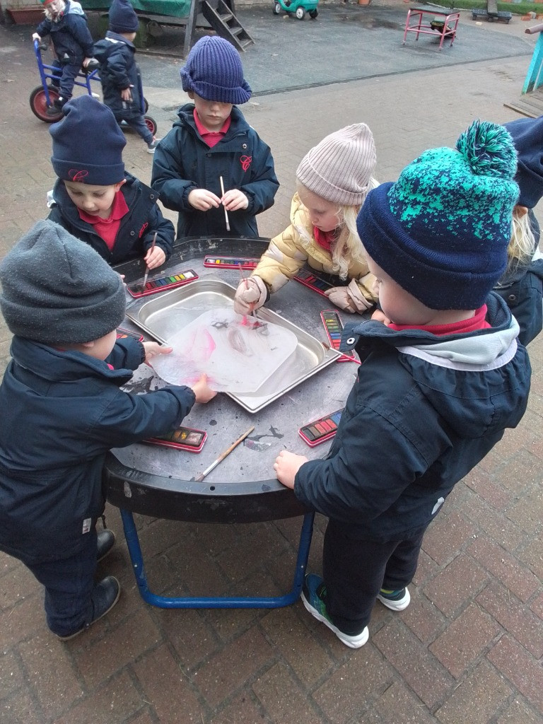 Ice Ice Painting!, Copthill School