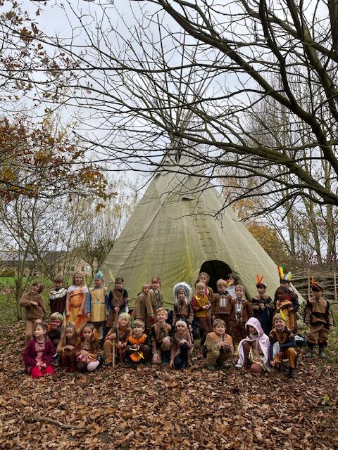 Native American experience day&#8230;, Copthill School