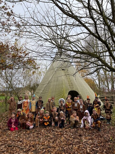 Native American experience day&#8230;, Copthill School