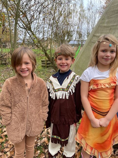 Native American experience day&#8230;, Copthill School