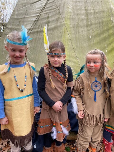 Native American experience day&#8230;, Copthill School