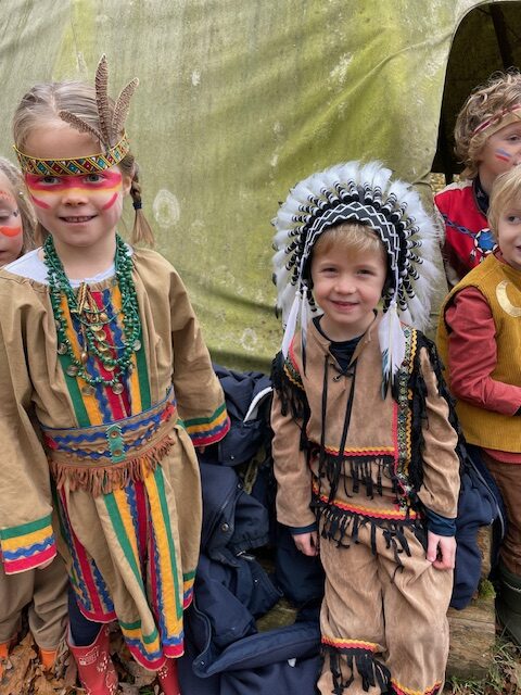 Native American experience day&#8230;, Copthill School