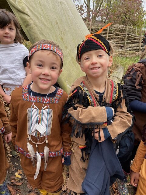 Native American experience day&#8230;, Copthill School