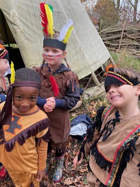 Native American experience day&#8230;, Copthill School