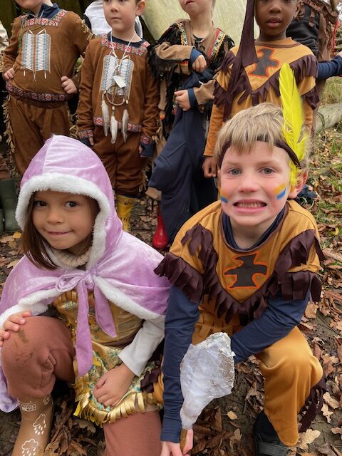 Native American experience day&#8230;, Copthill School