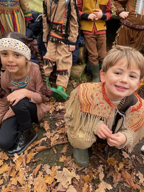 Native American experience day&#8230;, Copthill School