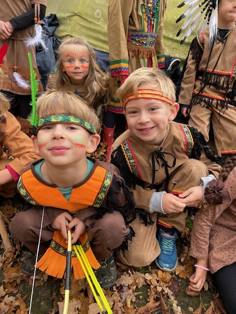 Native American experience day&#8230;, Copthill School