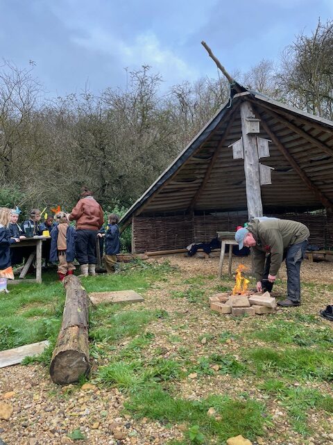 Native American experience day&#8230;, Copthill School