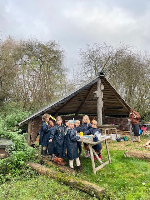 Native American experience day&#8230;, Copthill School