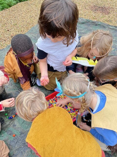 Native American experience day&#8230;, Copthill School