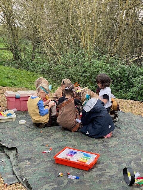 Native American experience day&#8230;, Copthill School