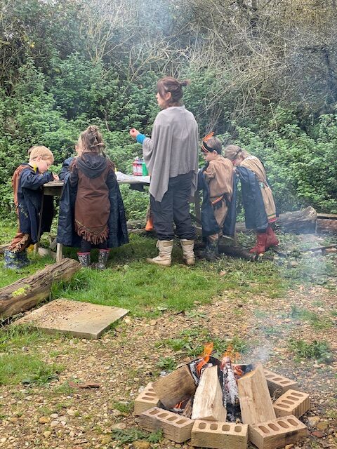 Native American experience day&#8230;, Copthill School