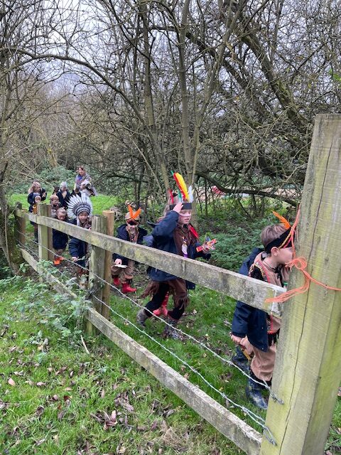 Native American experience day&#8230;, Copthill School