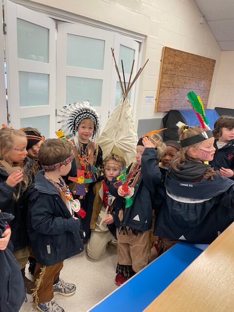 Native American experience day&#8230;, Copthill School