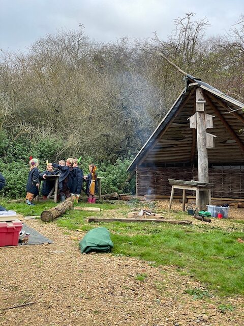 Native American experience day&#8230;, Copthill School